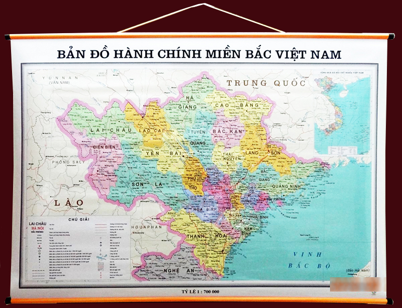 Bản đồ nẹp ống miền Bắc Việt Nam