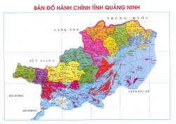 Bản đồ hành chính Quảng Ninh