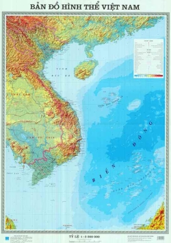Bản đồ hình thể Việt Nam